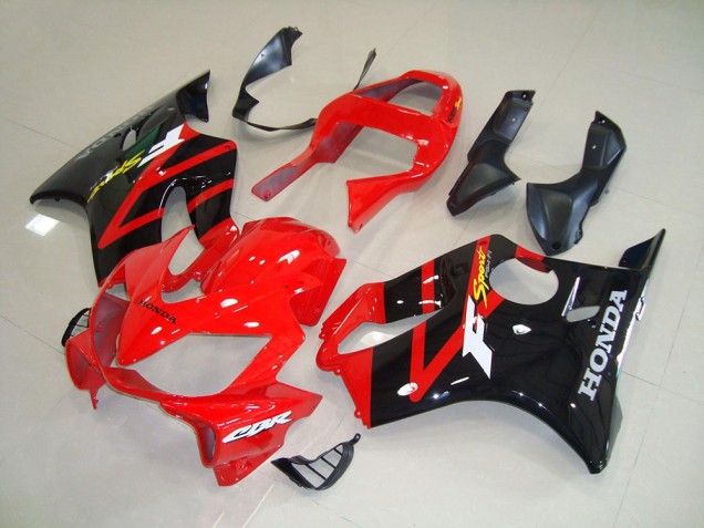 Preto Vermelho Carenagem CBR 600 F4i 01-03 Preto Vermelho Carenagem CBR 600 F4i 01-03
