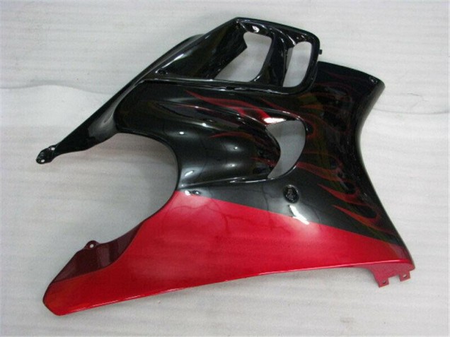Preto Vermelho Chama Abs Plástico CBR 600 F3 95-98