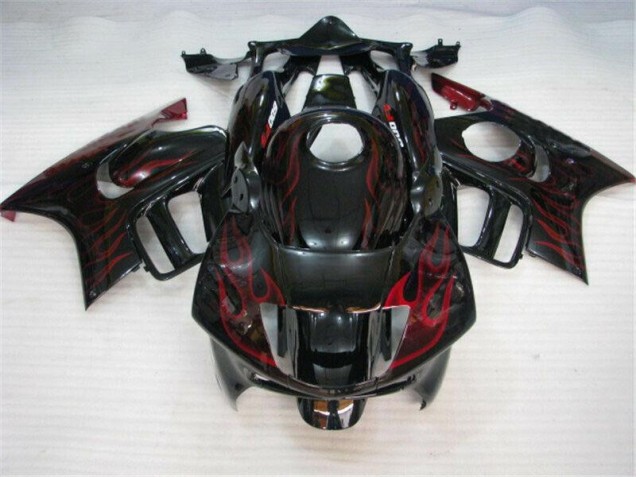 Preto Vermelho Chama Abs Plástico CBR 600 F3 95-98