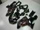 Preto Vermelho Chama Kit Carenagem ZX10R 06-07 Preto Vermelho Chama Kit Carenagem ZX10R 06-07