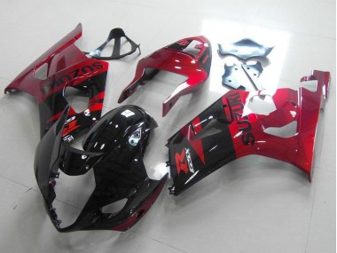 Preto Vermelho Kits Carenagem GSXR 1000 K3 03-04