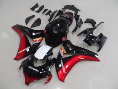 Preto Vermelho Mugen Abs Plásticos CBR 1000RR 08-11