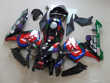 Preto Vermelho Pata Carenagem CBR 600RR 05-06