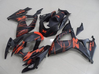 Preto Vermelho Plástico GSXR 750 K6 06-07