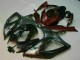Preto Vermelho Plásticos GSXR 600 / 750 K6 06-07 Preto Vermelho Plásticos GSXR 600 / 750 K6 06-07