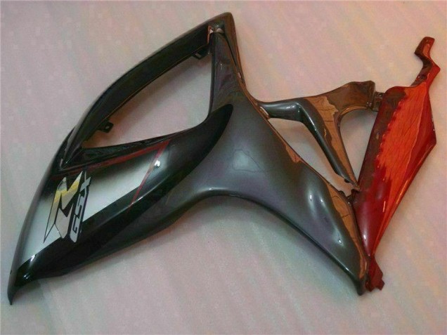 Preto Vermelho Plásticos GSXR 600 / 750 K6 06-07 Preto Vermelho Plásticos GSXR 600 / 750 K6 06-07