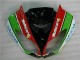 Preto Vermelho Verdecard Carenagem ZX6R 09-12 Preto Vermelho Verdecard Carenagem ZX6R 09-12