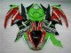 Preto Vermelho Verdecard Carenagem ZX6R 09-12 Preto Vermelho Verdecard Carenagem ZX6R 09-12
