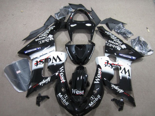 Preto West Mobil Ninja 636 Carenagem ZX6R 05-06 Preto West Mobil Ninja 636 Carenagem ZX6R 05-06