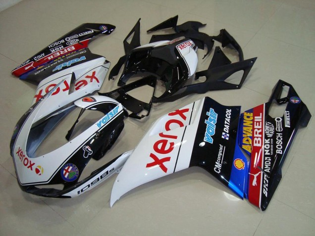 Preto Xerox Carenagem Ducati 848 1098 1198 07-14 Preto Xerox Carenagem Ducati 848 1098 1198 07-14