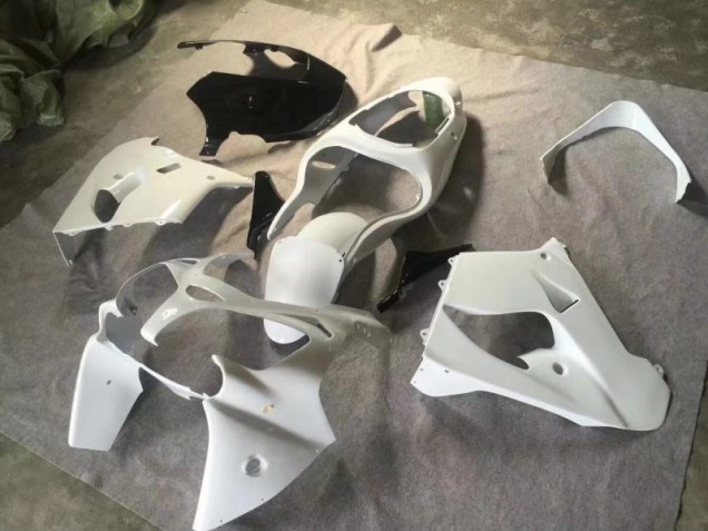 Pure Branco Preto Brilhante Carenagem ZX9R 00-01 Pure Branco Preto Brilhante Carenagem ZX9R 00-01