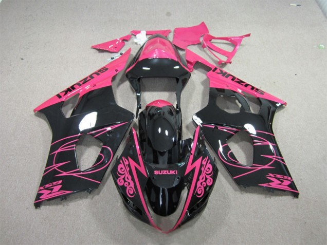 Rosa Preto Carenagem GSXR 1000 K3 03-04 Rosa Preto Carenagem GSXR 1000 K3 03-04