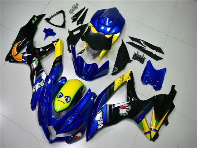 Tubarão Carenagem GSXR 600 / 750 K8 08-10 Tubarão Carenagem GSXR 600 / 750 K8 08-10