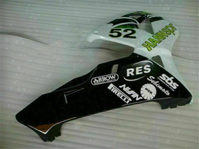 Verde Branco Preto Carenagem CBR 600RR 03-04 Verde Branco Preto Carenagem CBR 600RR 03-04