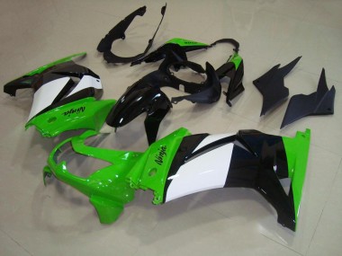 Verde Branco Preto Plástico ZX 250R 08-12