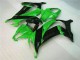 Verde Preto Abs Plástico ZX10R 11-15 Verde Preto Abs Plástico ZX10R 11-15