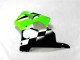 Verde Preto Branco Abs Kits Carenagem ZX6R 00-02 Verde Preto Branco Abs Kits Carenagem ZX6R 00-02