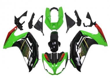 Verde Preto Carenagem EX300 13-16