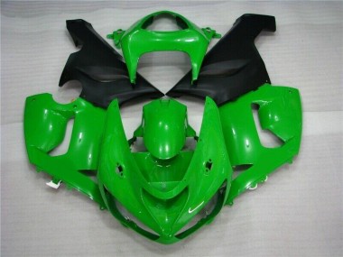 Verde Preto Fosco Carenagem ZX6R 05-06
