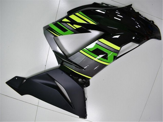 Verde Preto Kits Carenagem ZX6R 13-18