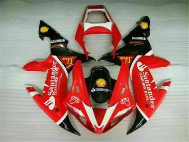 Vermelho Abs Kits Completos Carenagem R1 02-03