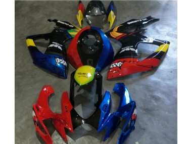 Vermelho Azul Carenagem GSXR 600 / 750 K6 06-07