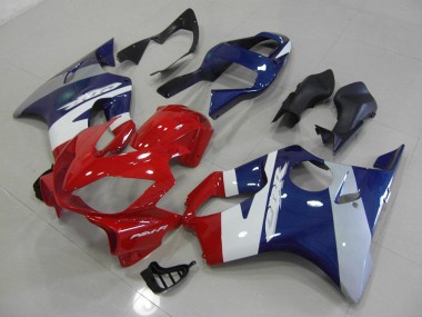 Vermelho Azul Prata Carenagem CBR 600 F4i 01-03