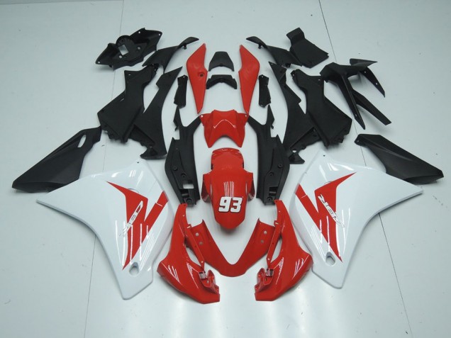 Vermelho Branco 93 Carenagem CBR 125R 11-13 Vermelho Branco 93 Carenagem CBR 125R 11-13
