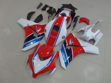 Vermelho Branco Azul HRC Kits Completo Carenagem CBR 1000RR 08-11