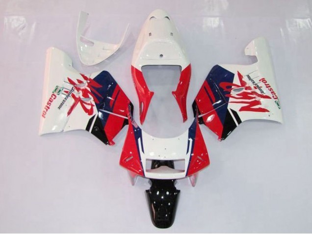 Vermelho Branco Carenagem ZX9R 00-01