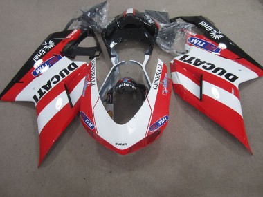 Vermelho Branco Generali Tim Carenagem Ducati 1098 848 07-14