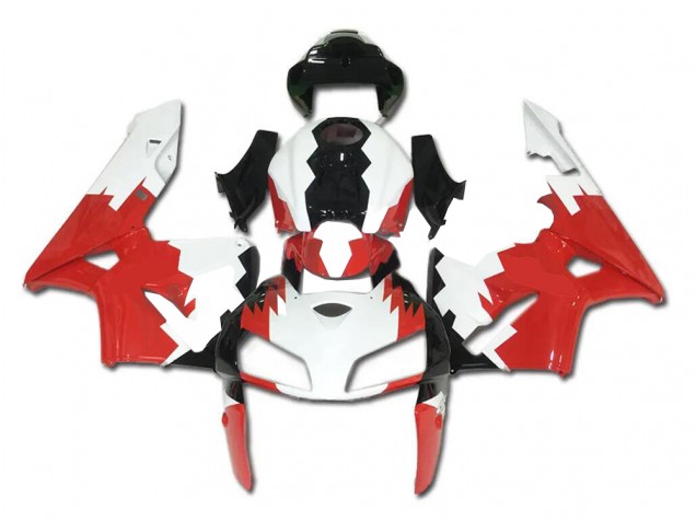 Vermelho Branco Preto Carenagem CBR 600RR 07-08 Vermelho Branco Preto Carenagem CBR 600RR 07-08