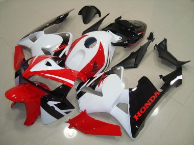 Vermelho Branco Preto Injeção Kit Carenagem CBR 600RR 05-06