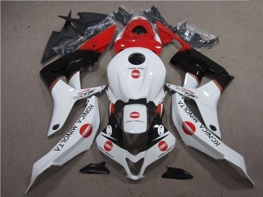 Vermelho Branco Preto Konica Minolta Carenagem CBR 600RR 07-08