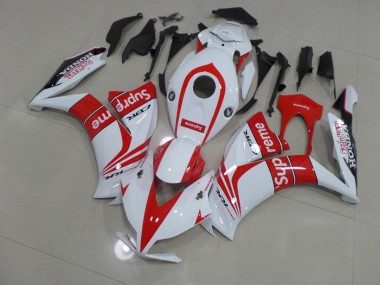 Vermelho & Branco Supreme Carenagem CBR 1000RR 12-16
