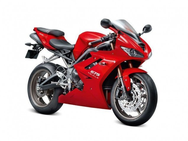 Vermelho Carenagem Daytona 675 Triple 09-12 Vermelho Carenagem Daytona 675 Triple 09-12
