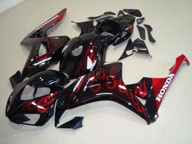 Vermelho Chama Carenagem CBR 1000RR 06-07 Vermelho Chama Carenagem CBR 1000RR 06-07