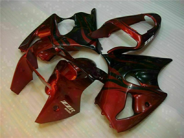 Vermelho Kits Carenagem ZX6R 00-02 Vermelho Kits Carenagem ZX6R 00-02