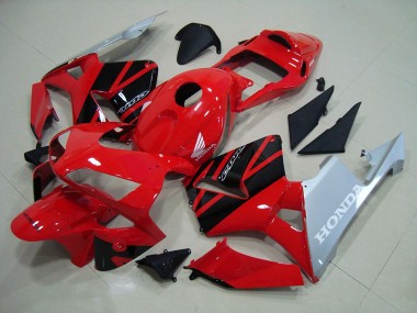 Vermelho Prata Carenagem CBR 600RR 03-04