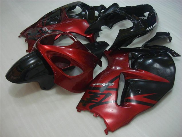 Vermelho Preto Abs Carenagem GSXR 1300 Hayabusa 96-07 Vermelho Preto Abs Carenagem GSXR 1300 Hayabusa 96-07