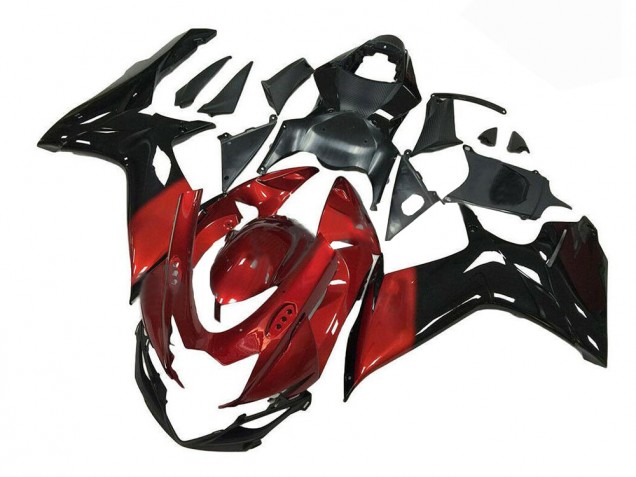 Vermelho Preto Abs Kits Carenagem GSXR 600 / 750 K11 11-21 Vermelho Preto Abs Kits Carenagem GSXR 600 / 750 K11 11-21