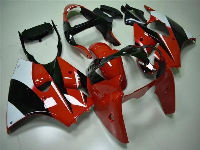 Vermelho Preto Branco Carenagem ZX6R 00-02 Vermelho Preto Branco Carenagem ZX6R 00-02