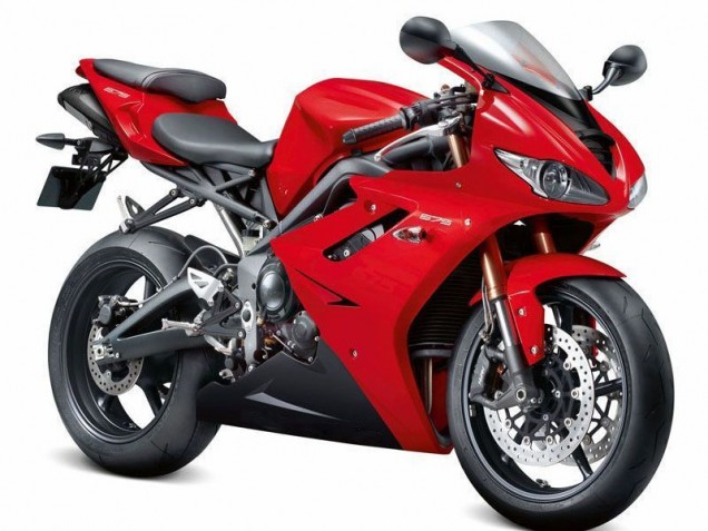 Vermelho Preto Carenagem Daytona 675 Triple 06-08 Vermelho Preto Carenagem Daytona 675 Triple 06-08