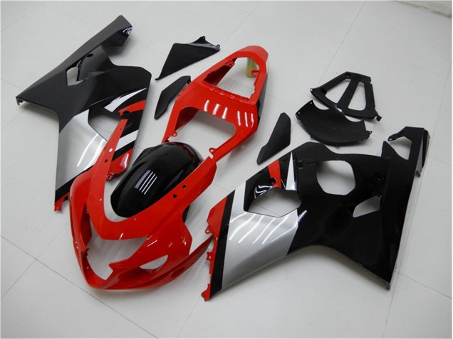 Vermelho Preto Carenagem GSXR 600 / 750 K4 04-05 Vermelho Preto Carenagem GSXR 600 / 750 K4 04-05