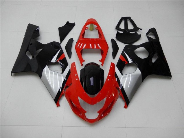 Vermelho Preto Carenagem GSXR 600 / 750 K4 04-05 Vermelho Preto Carenagem GSXR 600 / 750 K4 04-05