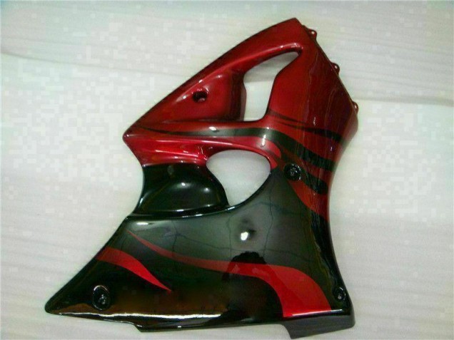 Vermelho Preto Carenagem ZX6R 00-02 Vermelho Preto Carenagem ZX6R 00-02