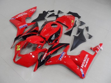Vermelho Preto Corrida Carenagem CBR 600RR 07-08