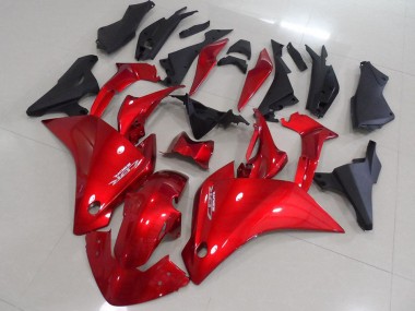 Vermelho Preto Fosco Carenagem CBR 250RR 11-13