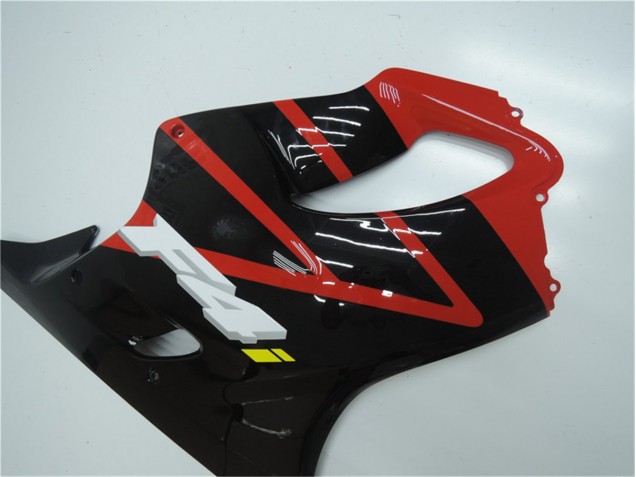Vermelho Preto Plásticos CBR 600 F4i 01-03 Vermelho Preto Plásticos CBR 600 F4i 01-03