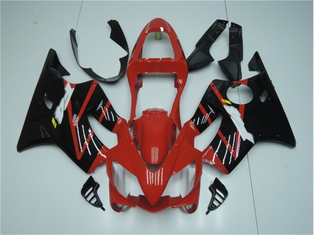 Vermelho Preto Plásticos CBR 600 F4i 01-03 Vermelho Preto Plásticos CBR 600 F4i 01-03